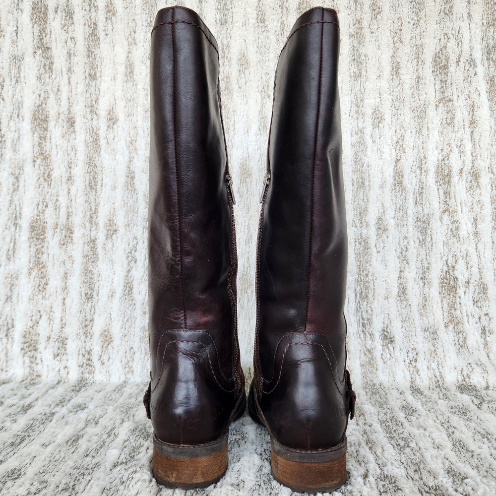 UGG Australia "Dahlen" Tall Riding Boot Chocolate Brown | Women's Size 7.5 - Picture 6 of 15